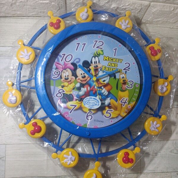 MICKEY&FRIENDS 掛け時計 観覧車 ミッキー