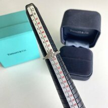 TIFFANY＆Co.【日曜日 夜終了】未使用品 ティファニー フローラ 良質天然ダイヤモンド エタニティ リング 箱付 PT950 プラチナ 婚約 結婚_画像8