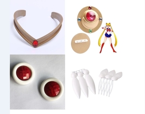 ** cosplay accessory complete set Pretty Soldier Sailor Moon month ....**