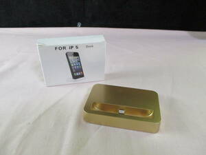 Ugui] для IP5 Dock iPhone5 Dog Gold не используется