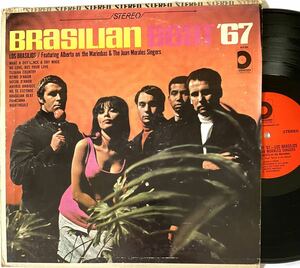 Los Brasilios And The Juan Morales Singers Featuring Alberto On The Marimbas Brasilian Beat '67 レコード LP Design Records DLP-264