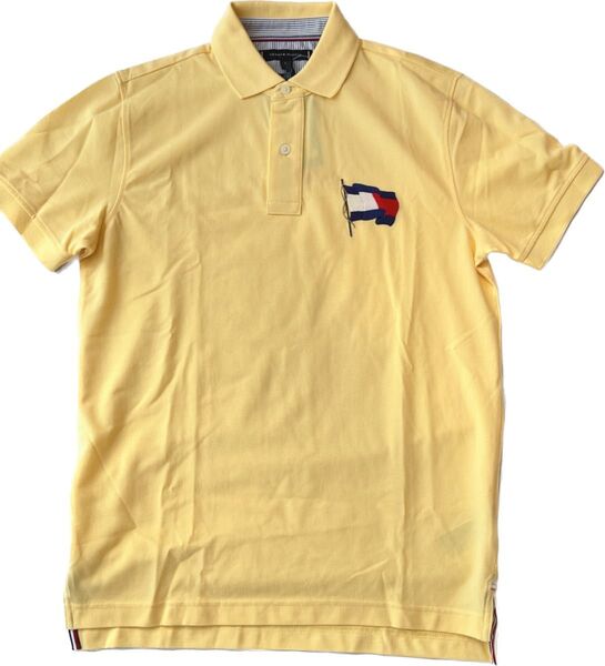 新品 トミーヒルフィガー TOMY HILFIGER ★12,100円 ポロシャツ S イエロー