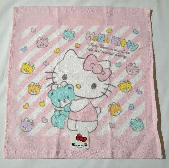 サンリオ フェイスタオル 新品 ハローキティ ハンドタオル Hello kitty