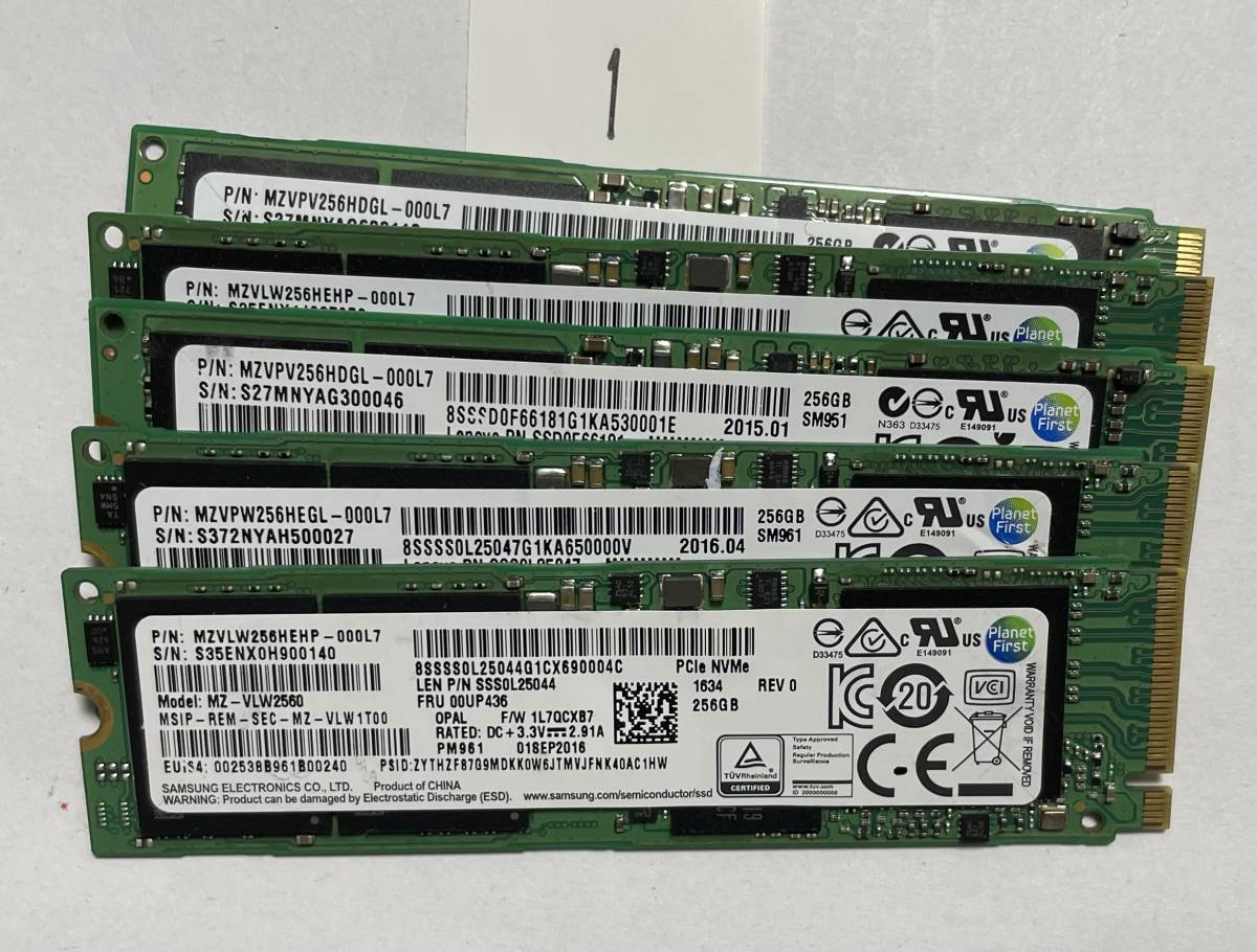 ヤフオク! -「961 ssd samsung」の落札相場・落札価格