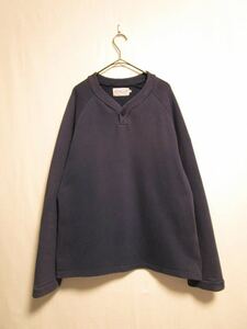 1990's〜00's made in EU Arvor Maree 1button henley neck design sweat shirt スウェットトレーナー マルタンマルジェラ saint james 