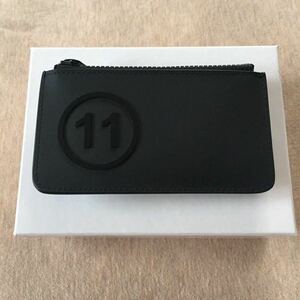新品 メゾンマルジェラ カレンダーロゴ カードケース 小銭入れ 財布 20SS 黒 Maison Margiela 11 メンズ ブラック パスケース コインパース