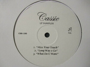 Cassie ： LP Sampler 12'' // Miss Your Touch / Long Way 2 Go / 5点で送料無料