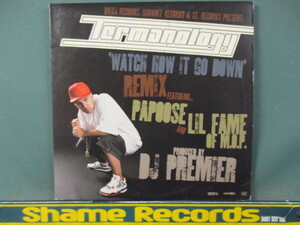 Termanology ： Watch How It Go Down Remix 12'' // Pro. DJ Premier / 5点で送料無料