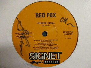 Red Fox ： Jessica 12'' c/w Crab Louse (( 落札5点で送料無料