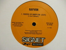 Shaggy ： Oh Carolina 12'' c/w Rayvon - Rivers Of Babylon (( Ras Mix / 落札5点で送料無料_画像2