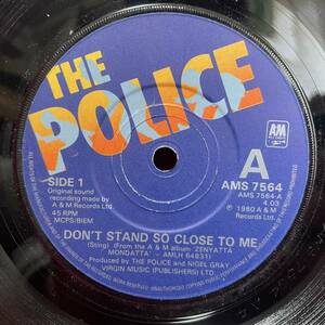 ◆UKorg7”s!◆THE POLICE◆DON'T STAND SO CLOSE TO ME◆