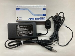 0330-O★CONTEC PoE対応UTPケーブル電源供給ユニット [1台対応]★POW-CB30(af)★通電確認済中古★