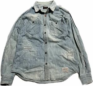 Neighborhood Savage 7 / C-Shirt ネイバーフッド サベージ デニムシャツ S