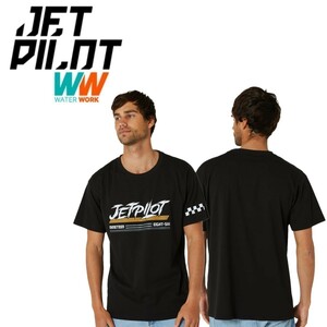 ジェットパイロット JETPILOT 2023 Tシャツ 送料無料 レース テック メンズ Tシャツ W23604 ブラック XL