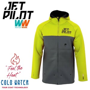  jet Pilot JETPILOT 2023 marine coat with a hood . flight tour coat JA22160 yellow 2XL deck coat water motorcycle 