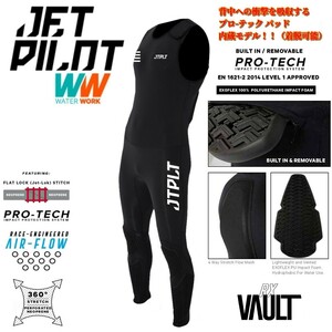 ジェットパイロット JETPILOT 2023 ウェットスーツ 送料無料 RX VAULT ボルト レース ジョン JA22155 ブラック/ホワイト XL