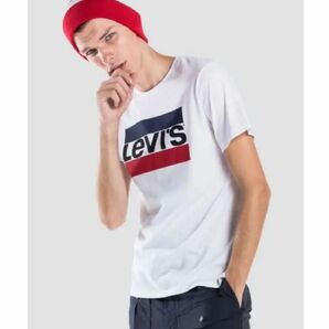 完売商品　Levi's リーバイス ロゴTシャツ　白　ロゴプリント　Mサイズ