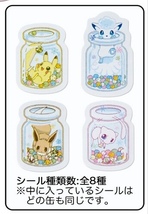 送料140円★ポケモンシール入り丸缶ケース★Bottle of Confetti★【イーブイ】ブリキ・直径約10cm・厚さ2.4cm★シール24枚入り★2016年製_画像3