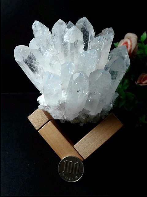 定期店舗販売 水晶クラスター アクアマリン 1.97kg rockworth.com