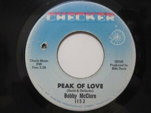 7’ US盤 BOBBY McCLURE // Peak Of Love / You Got Me Baby -CHECKER 1152 (records)