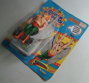 Vintage 80s Kenner SUPER POWERS スーパーパワーズ HAWKMAN ホークマンフィギュア・人形 未開封品 ビンテージ オールドケナー 