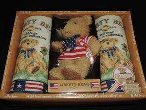 ☆新品☆LIBERTY BEARのフェイスタオル２点とベアーハンガー☆抗菌防臭☆