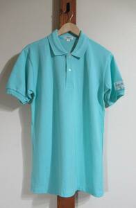  dead stock *Salem/se- Ram V polo-shirt Novelty mint green series cigarettes smoke . Showa Retro Heisei era retro 