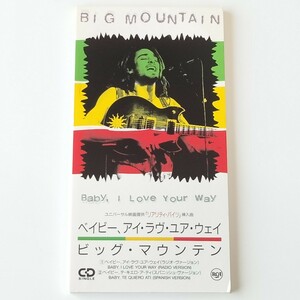 【8ｃｍシングル】BIG MOUNTAIN/BABY, I LOVE YOUR WAY(BVDP-103)ビッグ・マウンテン/ベイビー,アイ・ラヴ・ユア・ウェイ リアリティバイツ