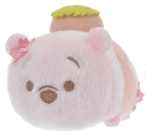 ディズニー　ツムツム（S）プー　桜 TSUM TSUM SAKURA 2023 くまのプーさん 春　ぬいぐるみ雑貨　さくら餅 ディズニーストア ピンク