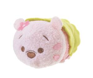 ディズニー　ツムツム（S）プー　桜 TSUM TSUM SAKURA 桜の葉　くまのプーさん ピンク　ぬいぐるみ　さくら　和菓子　ディズニーストア