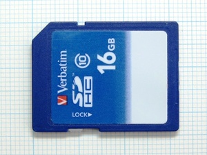 ★Verbatim SDHC メモリーカード 16GB 中古★送料６３円～