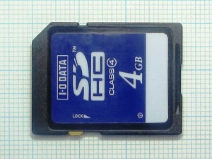 ★I・O DATA ＳＤＨＣ メモリーカード ４GB 中古★送料６３円～ 