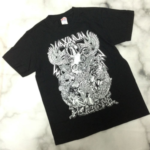 マキシマムザホルモン Maximum The Hormone ユナイテッドアスレ 毒髑髏 未使用品 半袖 Tシャツ サイズS U-007906 ゆうパケット