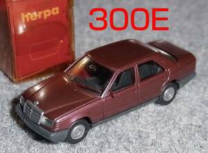 1/87 メルセデス ベンツ 300E レッドメタ 内装黒 (W124) MERCEDES BENZ