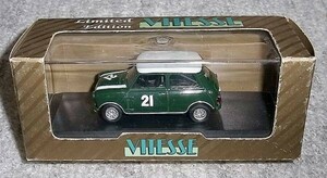 L049 1/43 MORRIS COOPER S 1966 BRITISH 21 number MINI Morris Mini Cooper 