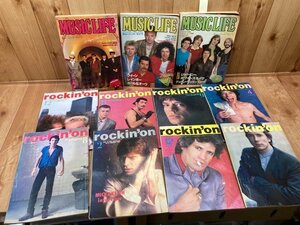 ロッキング・オンとミュージックライフ 計11冊【1982～84年バラ】/坂本龍一・デヴィッド シルヴィアン 戦場のメリークリスマス　YDE831