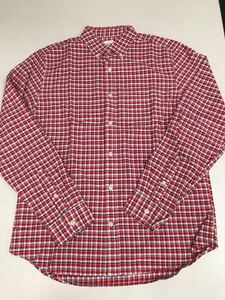 ■ギャップ■ボタンダウン・シャツ■GAP■新品■Mサイズ■ビジネスにも■赤X白Ｘ紺■4-4