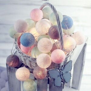  confection. like * cotton ball LED light interior display lamp Galland colorful ma Caro n color sombreness color 