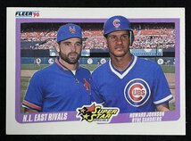 MLB 1990 FLEER ハワード・ジョンソン ライン・サンドバーグ HOWARD JOHNSON Dee Sandberg ニューヨーク・メッツ シカゴ・カブス_画像1