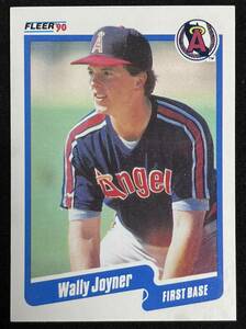 MLB 1990 FLEER ウォーリー・ジョイナー カリフォルニア・エンゼルス WALLY JOYNER