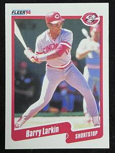 MLB 1990 FLEER バリー・ラーキン シンシナティ・レッズ Barry Larkin 