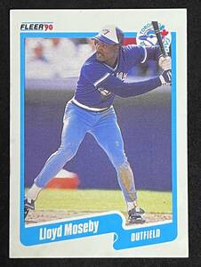 MLB 1990 FLEER ロイド・モスビー トロント・ブルージェイズ 巨人 読売ジャイアンツ Lloyd Moseby