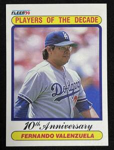 MLB 1990 FLEER フェルナンド・バレンズエラ ロサンゼルス・ドジャース Fernando Valenzuela