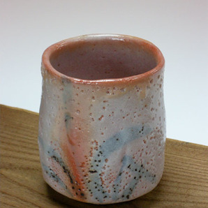 美濃焼,高級茶器,作家物, 源九郎窯 加藤 健 作 桜志野湯呑 4