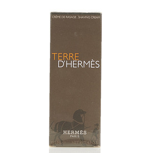 エルメス テール ドゥ エルメス 150ml シェービングクリーム ブラウン ガラス メンズ HERMES 【中古】