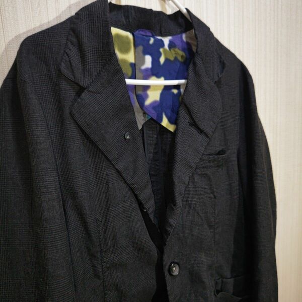 三点購入で一点無料☆KEMITケミット リネン混 デザインジャケット サイズ46 テーラードジャケット ポールスミス ギャルソン