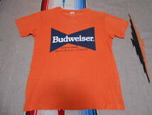 １９８０年代製 BUDWEISER BEER バドワイザー Tシャツ ビンテージ アメカジ インダストリアル 企業物 VINTAGE HOTROD BIKER SKATEBOARD BMX_画像1
