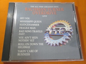 ♪♪♪ バックマン・ターナー・オーヴァードライヴ 『 All Time Greatest Hits Bachman-Turner Overdrive Live 』輸入盤　♪♪♪