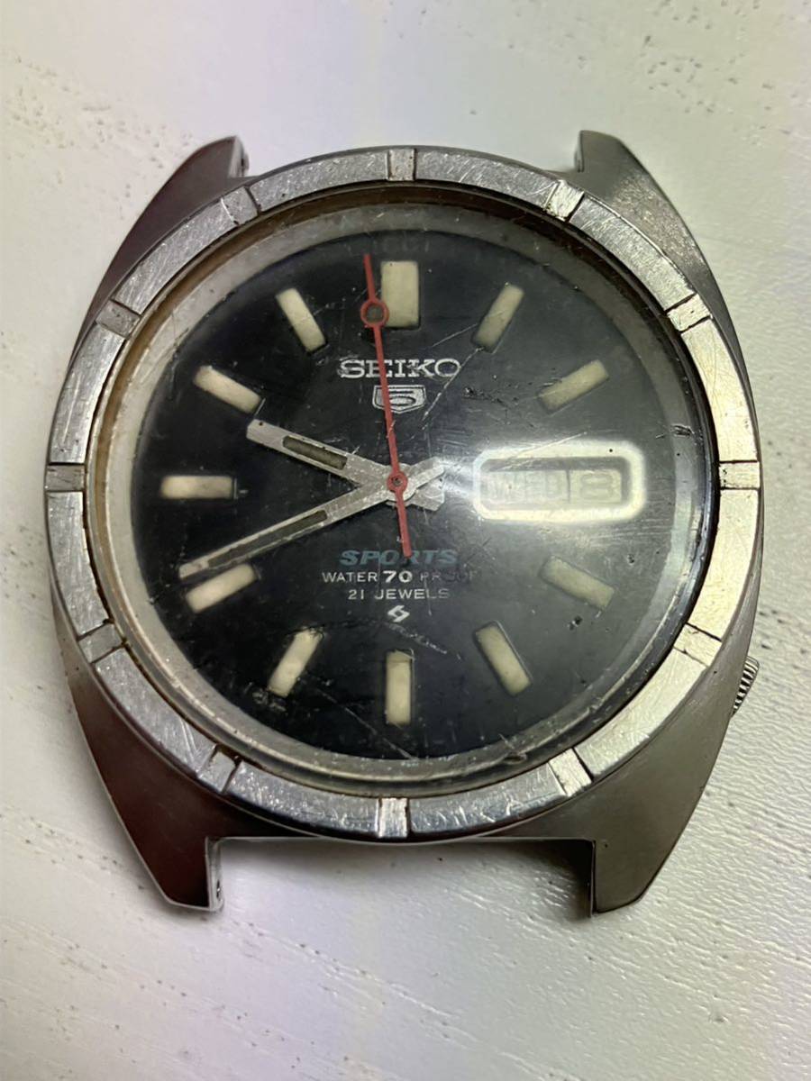 一流の品質 MARUWO® SEIKO5 SPORT 6119-8140 ジャンク 腕時計(アナログ