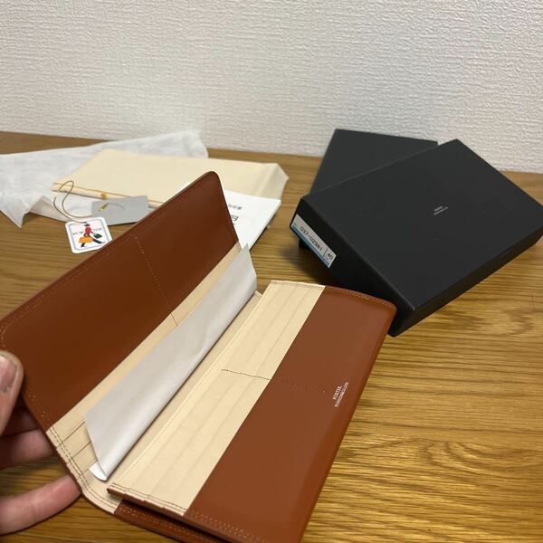 定価26400円【未使用★付属品完備】PORTER ポーター 037-02981 COUNTER カウンター レザー ロングウォレット 長財布 キャメル【管:M8】